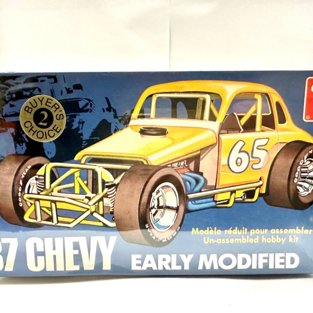 AMT 6087 1/25 Scale '37 Chevy Early Modified Plastic Model Kit